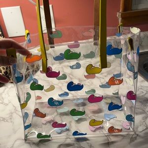 Clear Dooney and Bourke bag.